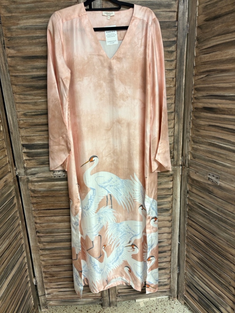 Haremlique Silk Long Kaftan Dress